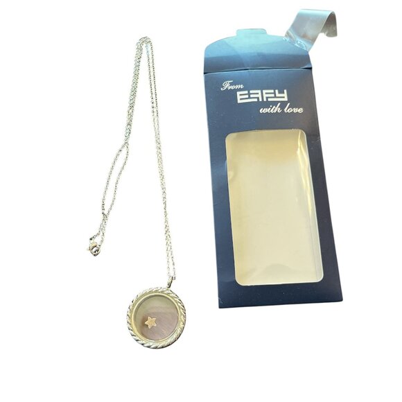 2 EFFY Locket Pendant Charm 13" Necklaces 1 NEW 1 Opened Effy With Love - Picture 2 of 7